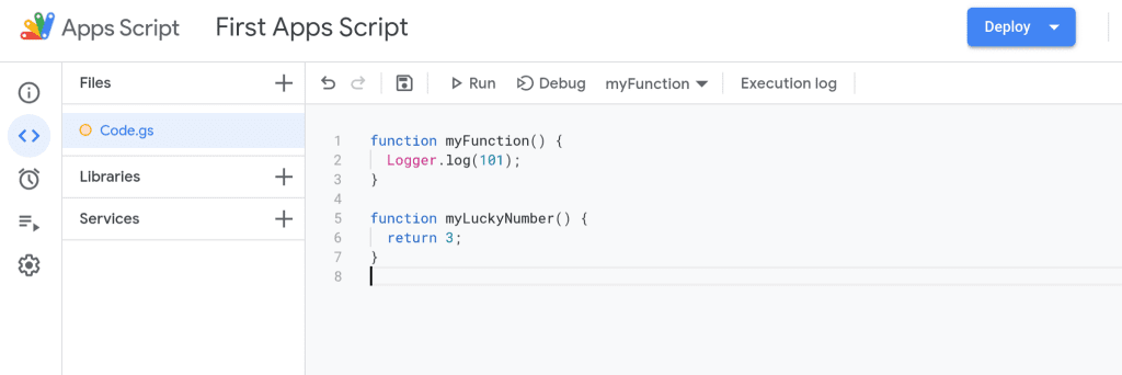 GAS - Custom functions for Google Sheets using Apps Script