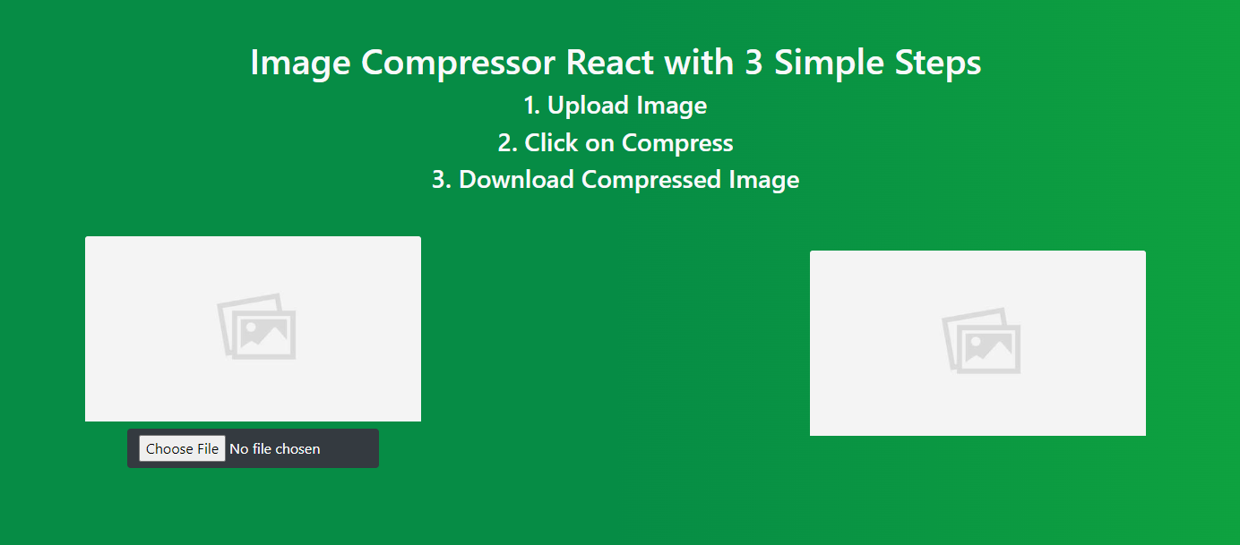 Build an Image Compressor using React